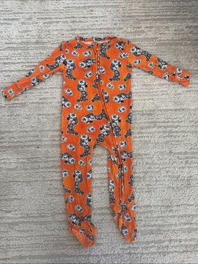 Posh peanut Halloween Mickey 12-18M bamboo Footed Pajamas